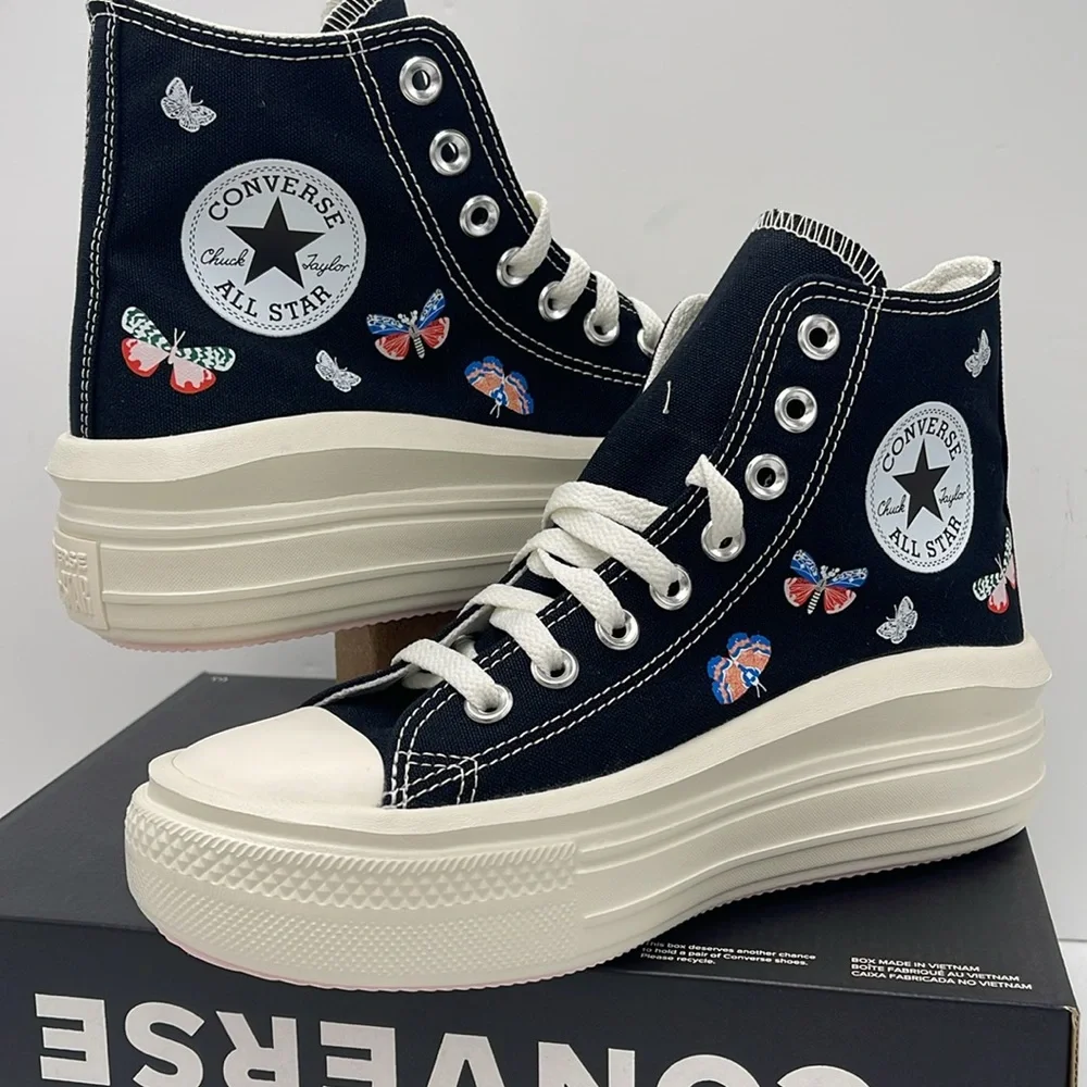Converse WMNS Black High-Top Sneakers A05994C
CTAS MOVE HI
BLACK/EGRET/DECADE PK - Picture 10 of 16
